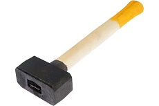 Кувалда ЛОМ кованая, 3 кг, деревянная рукоятка 5358907