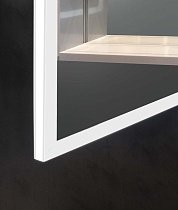 Зеркальный шкаф Aquatek 60x80 см с подсветкой, антипар, хром AQ7603B-MLC