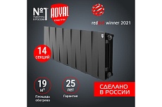Радиатор Royal Thermo PianoForte 300 /Noir Sable - 14 секц. НС-1346059