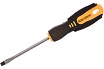 Шлицевая отвертка Rexant SL 6х100 мм, двухкомпонентная рукоятка 12-6430