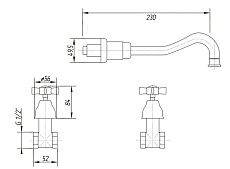 Смеситель для раковины Migliore Princeton ML.PRN-869.CR хром