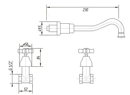 Смеситель для раковины Migliore Princeton ML.PRN-869.CR хром