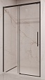 Душевая дверь Vincea Stella VDS-1ST110CLB 110x200 черный, прозрачная