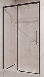 Душевая дверь Vincea Stella VDS-1ST110CLB 110x200 черный, прозрачная