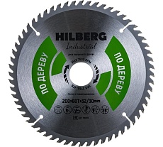 Диск пильный Industrial Дерево (200x32/30 мм; 60Т) Hilberg HW205