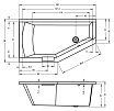 Акриловая ванна Riho Geta 160x90 L/R