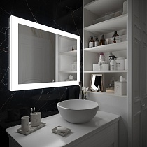 Зеркало Art&Max Soli 91.5x68.5 см, с функцией антипар