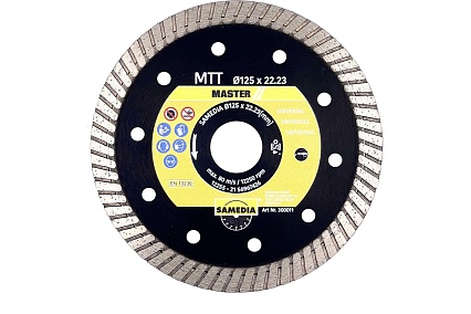 Диск алмазный универсальный MASTER MTT 125x22.23 мм SAMEDIA 300011