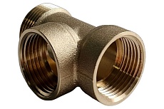 Штуцер 3-х ходовой Verton FG3 70мм (70мм латунь 0-10 бар 0-80 С 1М-1F-1/4F) 01.14120.14375