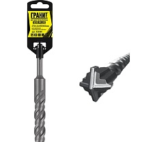 Бур Quadro-X (24.0х450/400 мм; SDS-plus) Гранит 424450