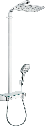 Душевая стойка Hansgrohe Raindance E Showerpipe 360 1jet 27288400 с термостатом, хром/белый