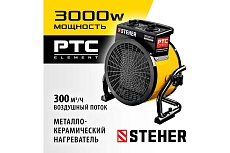Электрическая тепловая пушка Steher 3 кВт, МКН SEK-5R