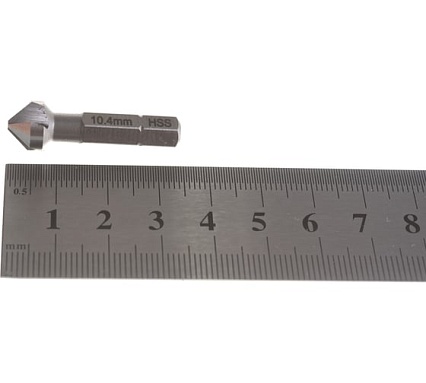 Зенковка (10.4 мм; HSS-G; 90 град; Z=3; шестигр.хв.) PROJAHN 353104