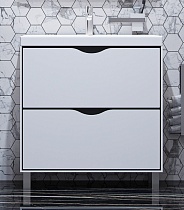 Тумба с раковиной Velvex Rigli 60 см напольная