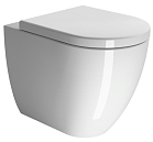 Приставной унитаз GSI Pura 8804FT11 с крепежом 50x36 безободковый