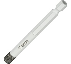 Коронка алмазная по керамике и керамограниту 8 мм Diamond Industrial DIDKVP08S10