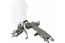 Пневматический краскопульт Intertool LVLP, форсунка 1.3 мм, с редуктором, бачок 600мл, 2 бар PT-0130