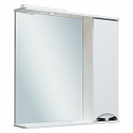 Зеркальный шкаф Руно Барселона 75 см R белый