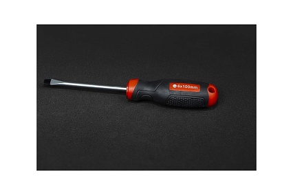 Шлицевая отвертка Станкоимпорт SL6x100 CS-30.4.6