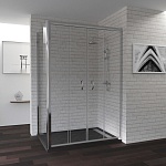 Душевой уголок RGW Passage PA-41 120x100 хром, прозрачное