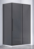 Душевой уголок Vincea Слим-Н (Slim-N) VSR-4SN9014CGGM 140x90 вороненая сталь, стекло тонированное