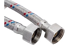 Гибкая подводка для смесителя Lytcho в стальной оплетке, стальная гайка, пара, 800 мм 0505.097