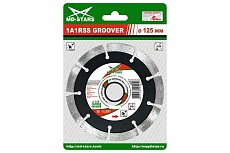 Диск алмазный 1A1RSS GROOVER (125х6х10х22.23 мм; 9T) MD-STARS MD-GRV12522