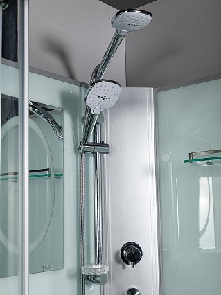 Душевая кабина WeltWasser WW500 WERRA XL 1001 100x100 хром, прозрачное 10000014048