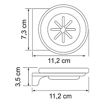 Мыльница WasserKRAFT Kammel K-8329