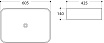 Раковина Art&Max AM-78565 60.5 см белый