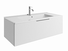 Тумба с раковиной ЗОВ Кито Флавио 100 см белый