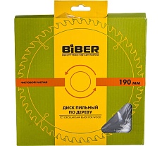 Диск пильный по дереву (190х30/20/16 мм; Z48; чистый рез) Biber 85250 тов-123362