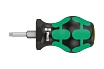 Короткая отвёртка для карбюраторов, шлицевая WERA 335 Stubby SL 4,0x0,8x24,5 мм WE-008841
