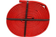 Теплоизоляция для труб K-FLEX PE COMPACT в красной оболочке 28/4 бухта 10м R040282103PECR