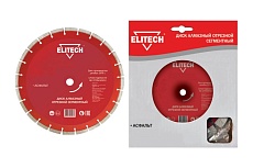 Диск алмазный сегментный по асфальту (300х25.4 мм) Elitech 1110.007800