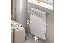 Радиатор Royal Thermo BiLiner 500/Bianco Traffico - 6 секц. НС-1176302