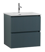 Тумба с раковиной BelBagno Uno-Mini 50 см Голубой матовый