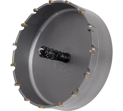 Коронка по металлу 90 мм с пластинами ВК8 WOLFSTAR cw00055
