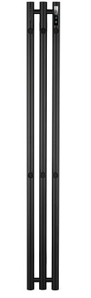 Полотенцесушитель электрический Wonzon&Woghand Kassel WW-AL72312-MB черный матовый