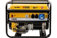 Бензиновый генератор 6,5 кВт, 220В/50Гц, 25 л Denzel GE 7900 94638