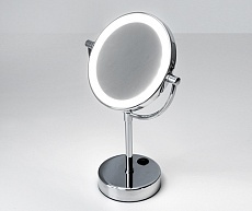 Зеркало косметическое WasserKRAFT K-1005 LED-подсветка