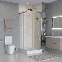 Душевой уголок BelBagno MARINO-2-A-2-90-C-CR 90x90 прозрачный, хром