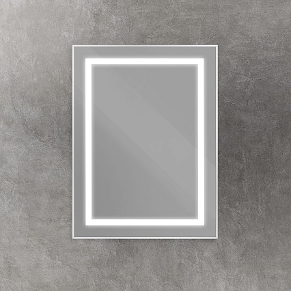 Зеркало BelBagno SPC-KRAFT-600-800-SENS-AL 60x80 см сенсорный выключатель, сатин