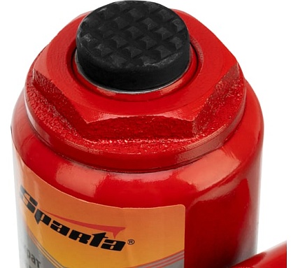 Гидравлический бутылочный домкрат Sparta Compact 8 т, h подъема 180-350 мм 50334