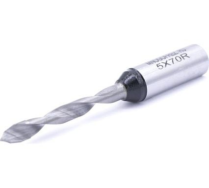 Сверло присадочное сквозное усиленное KJ1-V40205R (5х70 мм; хв-к 10 мм; правое вращение) МНОГОФРЕЗ 6570