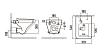 Комплект Weltwasser 10000011687 унитаз Hofbach 041 GL-WT + инсталляция Marberg 507 + кнопка Mar 507 SE MT-BL