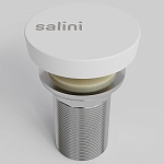 Донный клапан для раковины Salini Up&Down 16232WM для Alda/Marea/Luce, белый матовый