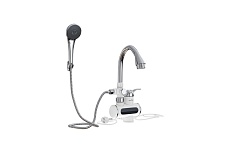 Смеситель-водонагреватель для умывальника Mixline проточного типа WH-004 3,3 кВт, УЗО 544219