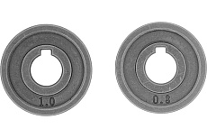 Подающий ролик зубчатый профиль под флюсовую проволоку 0.8-1 мм, 2 шт Denzel 93652