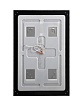 Зеркало BelBagno SPC-KRAFT-500-800-SENS-NERO 50x80 см сенсорный выключатель, черный